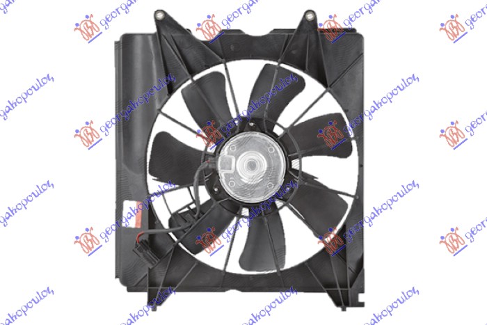 VENTILATOR KOMPLET (2.0 BENZIN) (340mm) (2 PIN) HONDA ACCORD 2008-2015 (CW/CL/CN)