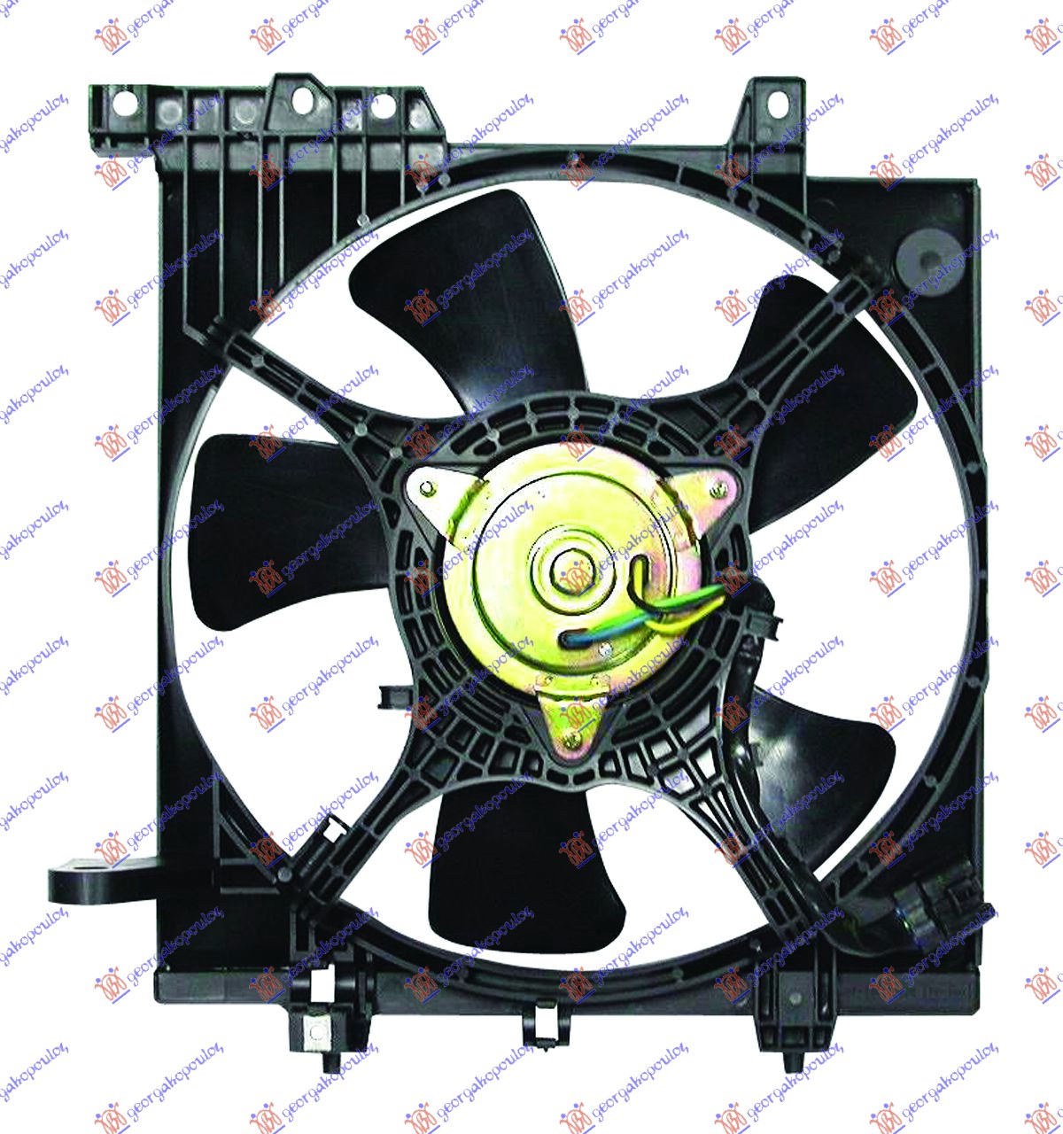 VENTILATOR KOMPLET (BENZIN) SUBARU IMPREZA 2001-2008 (GD/GG)