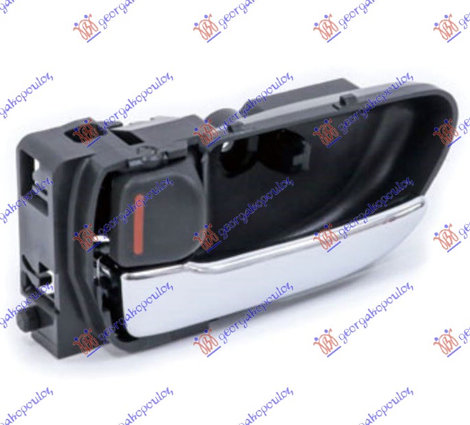 KVAKA PREDNJIH/ZADNJIH VRATA UNUTRASNJA HROM/CRNA SUBARU IMPREZA 2001-2008 (GD/GG)