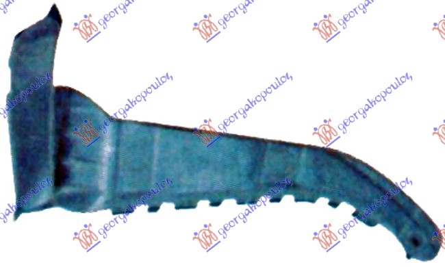 NOSAC ZADNJEG BRANIKA BOCNI PLASTICNI  A6 97-04