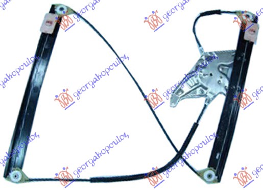 PODIZAC PREDNJEG PROZORA ELEKTRICNI (BEZ MOTORA) AUDI A6 1997-2004 (4B2/4B4/4B5/4B6)