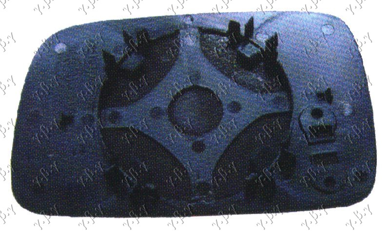 STAKLO RETROVIZORA (KONVEKSNO) SKODA FELICIA 1998-2001 (6U1/6U5)