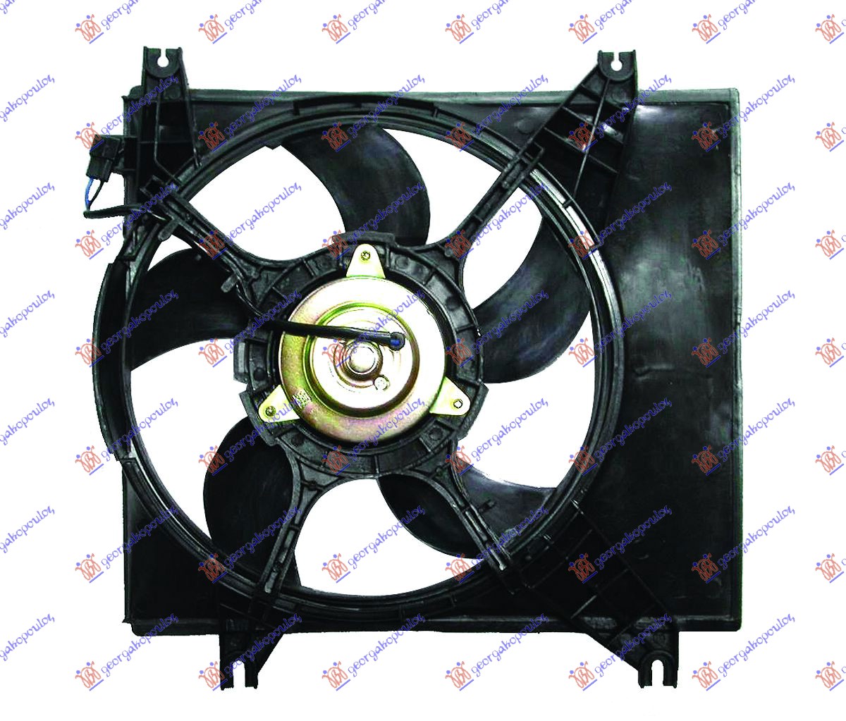 VENTILATOR HLADNJAKA KOMPLET (BENZIN) (+/-AC) HYUNDAI ATOS 1997-2000 (MX)
