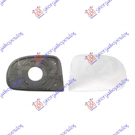 STAKLO RETROVIZORA (KONVEKSNO) HYUNDAI ATOS PRIME 1999-2003 (MX)