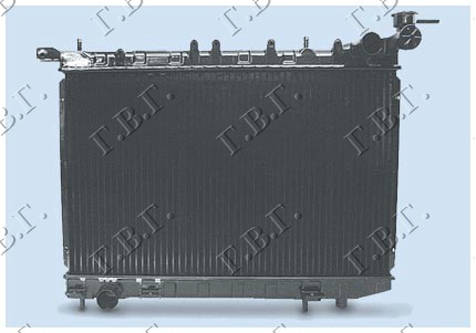 HLADNJAK MOTORA 1.4/1.6CC (+/-AC) (52.8x32) (35/35) NISSAN ALMERA SDN 1998-2000 (N15)