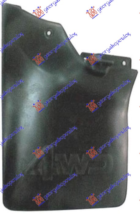 ZASTITA OD BLATA (ZAVESICA) ZADNJA (4WD) NISSAN P/U 2WD-4WD 1998-2001 (D22)