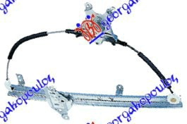 PODIZAC PREDNJEG PROZORA ELEKTRICNI (BEZ MOTORA) NISSAN P/U 2WD-4WD 1998-2001 (D22)