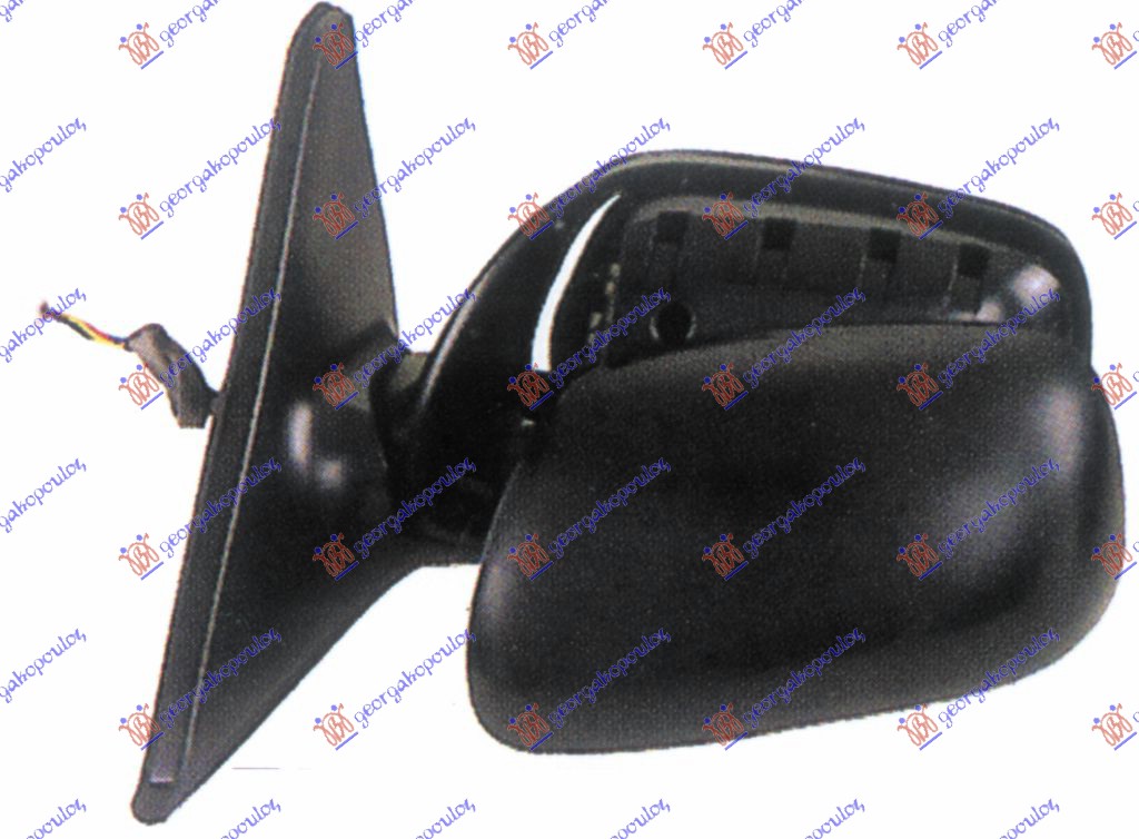 RETROVIZOR ELEKTRICNI SA GREJACEM (A KVALITET) (KONVEKSNO STAKLO) TOYOTA AVENSIS 1997-2003 (T22)