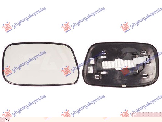 STAKLO RETROVIZORA SA GREJ. KOCKASTO KAC TOYOTA AVENSIS 1997-2003 (T22)