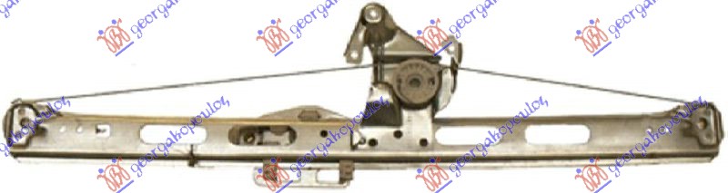 PODIZAC PREDNJEG PROZORA ELEKTRICNI (BEZ MOTORA) MERCEDES A CLASS 1998-2004 (W168)