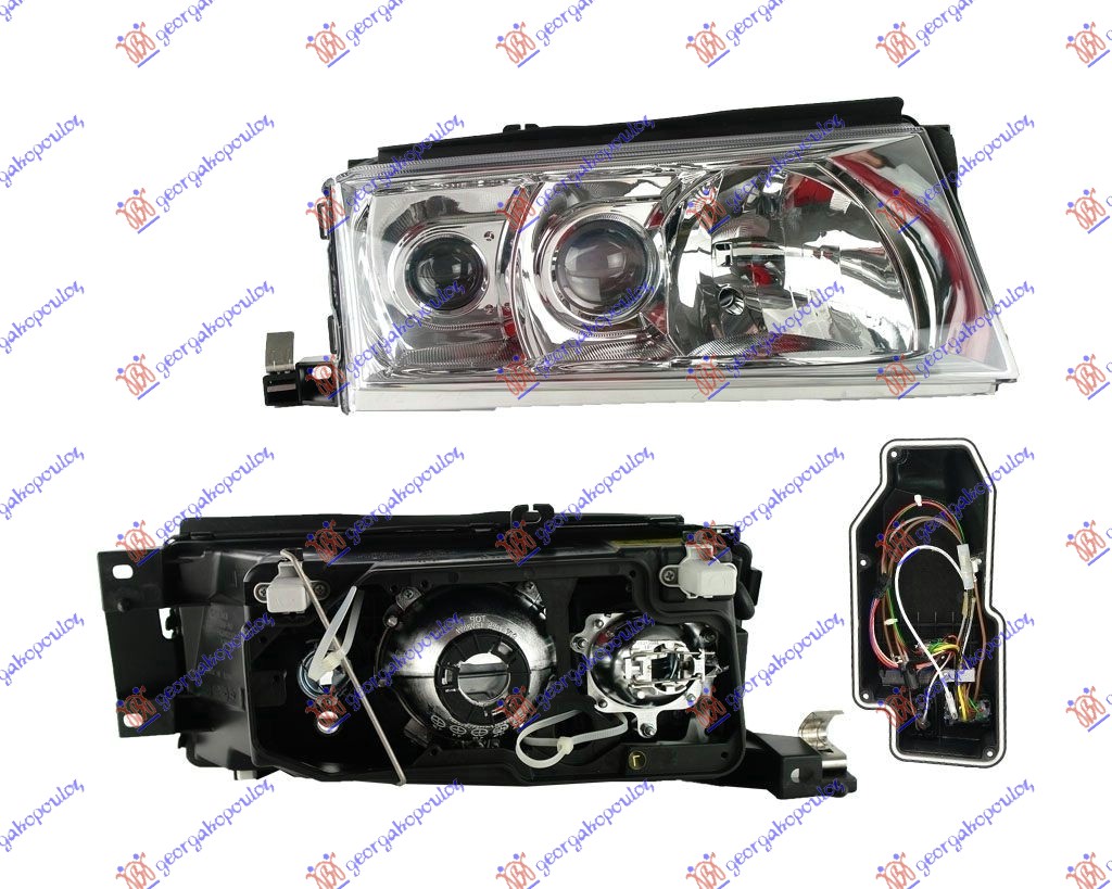 FAR XENON 2000- (DEPO) SKODA OCTAVIA 4 1997-2010 (1U2/1U5)