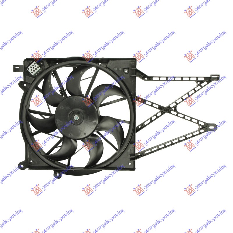 VENTILATOR KOMPLET (BENZIN) (3 PIN) OPEL ZAFIRA 1999-2005 (T98)