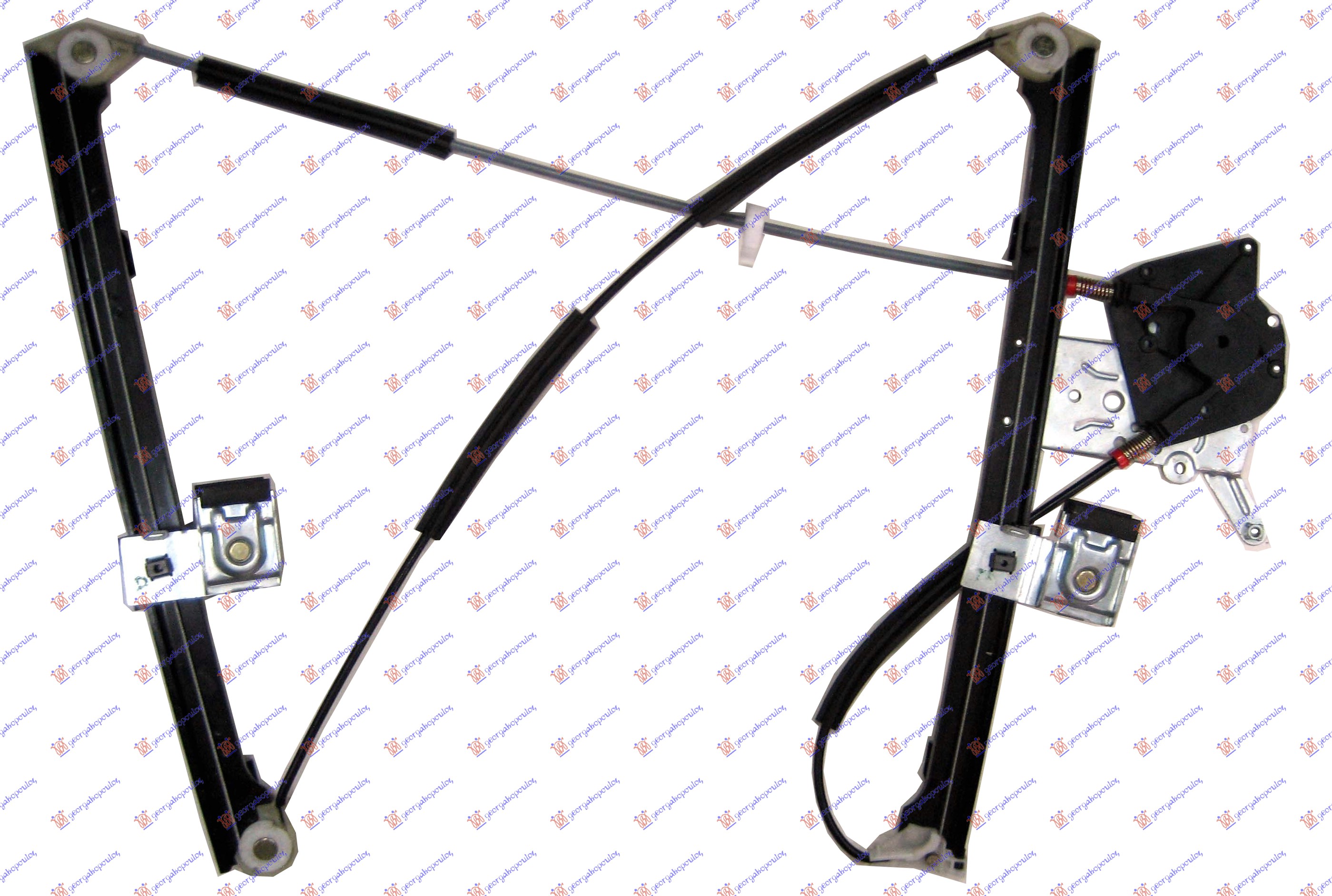 PODIZAC PREDNJEG PROZORA ELEKTRICNI (BEZ MOTORA) VW LUPO 1998-2005 (6X1/6E1)