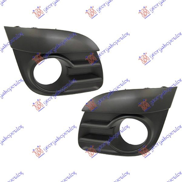 RESETKA PREDNJEG BRANIKA (SA MAGLENKOM) (LAJSNA) (SET) CITROEN C2 2008-2010 (JM)