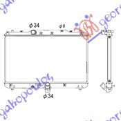 HLADNJAK MOTORA 1.9 JTD-DDiS (375x650) FIAT SEDICI 2007- (189)