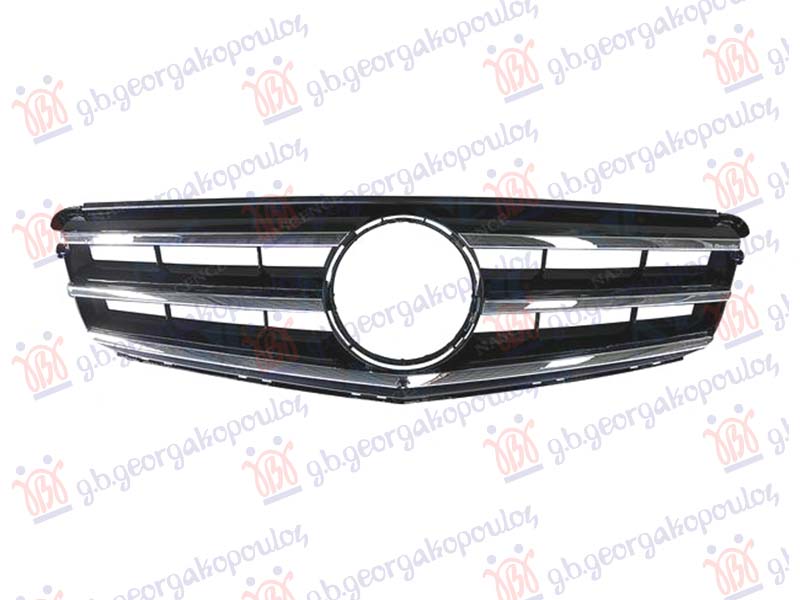 PVC MASKA HROM/CRNA (AVANTGARDE) MERCEDES C CLASS 2007-2011 (W204)