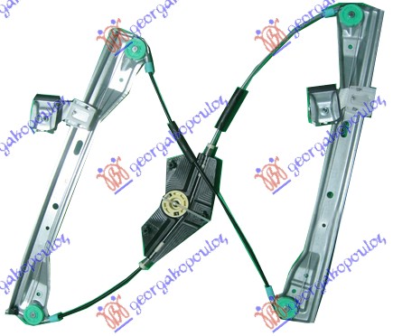 PODIZAC PREDNJEG PROZORA ELEKTRICNI (BEZ MOTORA) MERCEDES C CLASS 2007-2011 (W204)