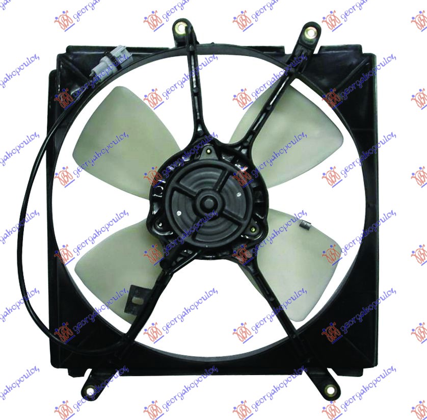 VENTILATOR HLADNJAKA KOMPLET (2.0 16V BENZIN) TOYOTA RAV 4 1998-2000 (XA10)