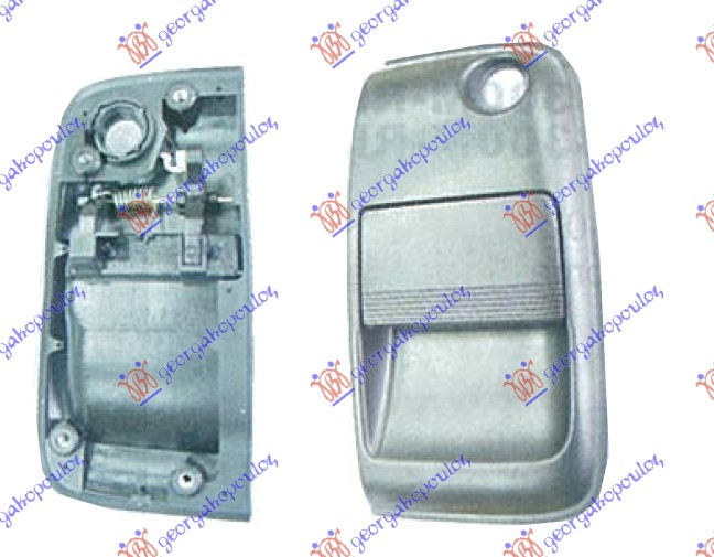 KVAKA GEPEK VRATA CRNA TOYOTA RAV 4 1998-2000 (XA10)