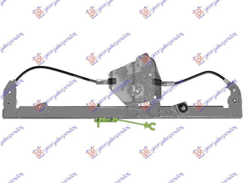 PODIZAC ZADNJEG PROZORA ELEKTRICNI 4/5 VRATA (BEZ MOTORA) (A KVALITET) FORD FOCUS 1998-2004 (DNW/DFW)