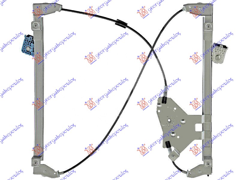 PODIZAC PREDNJEG PROZORA ELEKTRICNI (BEZ MOTORA) (A KVALITET) FORD FOCUS 1998-2004 (DNW/DFW)