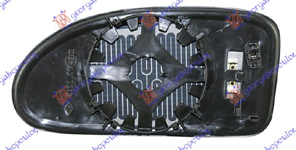 STAKLO RETROVIZORA (OKRUGLO KACENJE) (KONVEKSNO) FORD FOCUS 1998-2004 (DNW/DFW)