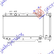 HLADNJAK MOTORA 2.0 D4d (+/-AC) (37.5x73.8x25) (NRF) TOYOTA RAV 4 2000-2005 (XA20)