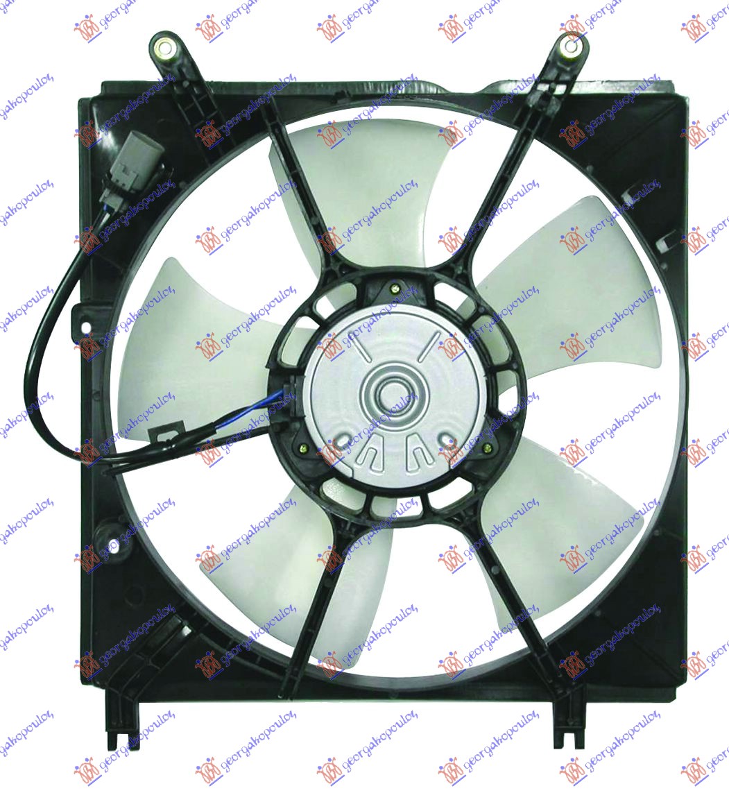 VENTILATOR HLADNJAKA KOMPLET (BENZIN/DIZEL) TOYOTA RAV 4 2000-2005 (XA20)
