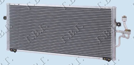 HLADNJAK KLIME 1.3cc 12V/1.6/1.8cc 16V (610x310) MITSUBISHI COLT 1996-1999 (CJ1/CJ/CP)