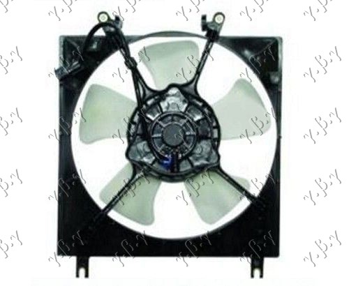 VENTILATOR HLADNJAKA KOMPLET (BENZIN) MITSUBISHI COLT 1996-1999 (CJ1/CJ/CP)