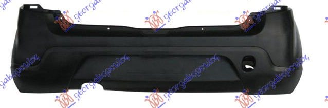 ZADNJI BRANIK MAT-CRNI DACIA SANDERO I 2008-2012 (BS)