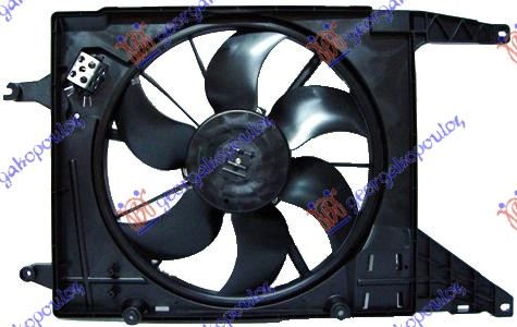 VENTILATOR KOMPLET (BENZIN/DIZEL) (BOSCH TIP) DACIA SANDERO I 2008-2012 (BS)