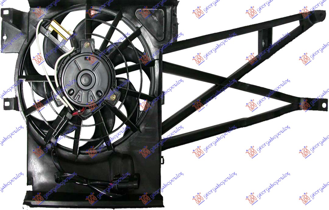 VENTILATOR KLIME KOMPLET (BENZIN/DIZEL) OPEL VECTRA B 1999-2002 (J96)