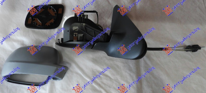 RETROVIZOR MEHANICKI SA SAJLOM PM -2003 (KONVEKSNO STAKLO) SEAT TOLEDO 1999-2004 (1M2)