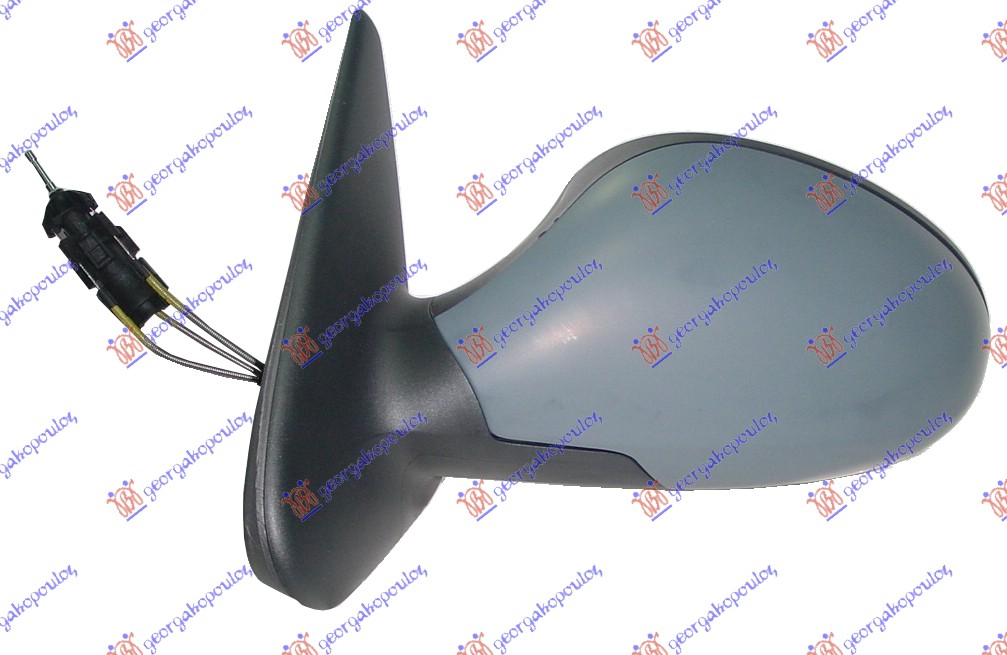 RETROVIZOR MEHANICKI SA SAJLOM PM 2003- (ASFERICNO STAKLO) SEAT TOLEDO 1999-2004 (1M2)