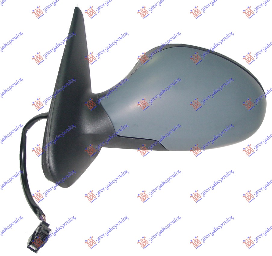 RETROVIZOR ELEKTRICNI SA GREJACEM PM 2003- (ASFERICNO STAKLO) SEAT TOLEDO 1999-2004 (1M2)