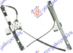 PODIZAC PREDNJEG PROZORA MEHANICKI 4/5 VRATA SEAT IBIZA 1999-2002 (6K1)