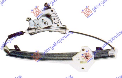 PODIZAC ZADNJEG PROZORA ELEKTRICNI (BEZ MOTORA) HYUNDAI ACCENT SDN 1999-2002 (LC)