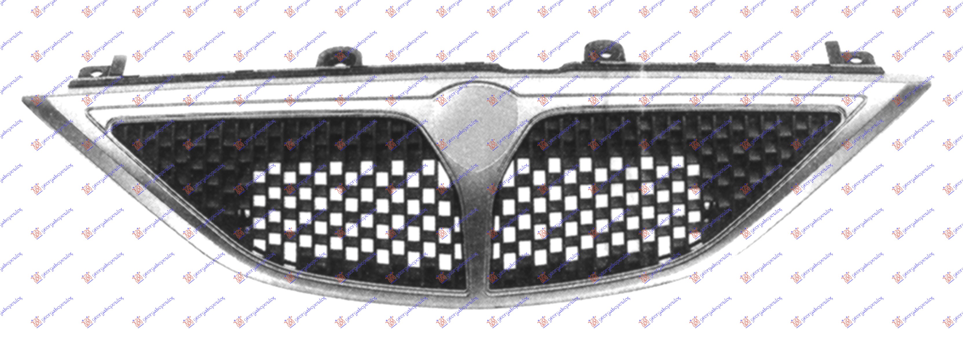 PVC MASKA KOMPLET PM 2000- LANCIA Y 1996-2003 (840)