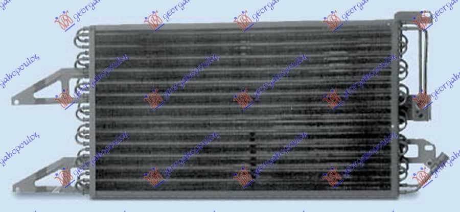 HLADNJAK KLIME 1.2i 16V (520x280) 1997- LANCIA Y 1996-2003 (840)