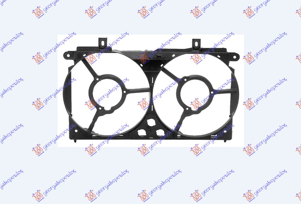 NOSAC DUPLOG VENTILATORA (BENZIN/DIZEL) CITROEN SAXO 1999-2004 (S0/S1)