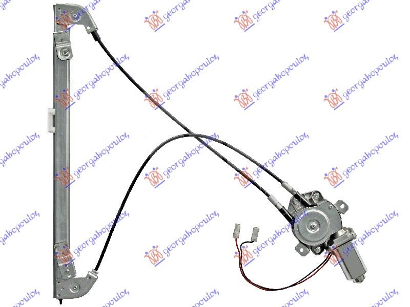 PODIZAC PREDNJEG PROZORA ELEKTRICNI 3 VRATA (A KVALITET) CITROEN SAXO 1999-2004 (S0/S1)