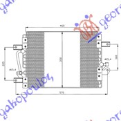 HLADNJAK KLIME 1.7 TD 1.9 D (48x35x25) (NISSENS) FIAT STRADA 1999-2005 (178/278)
