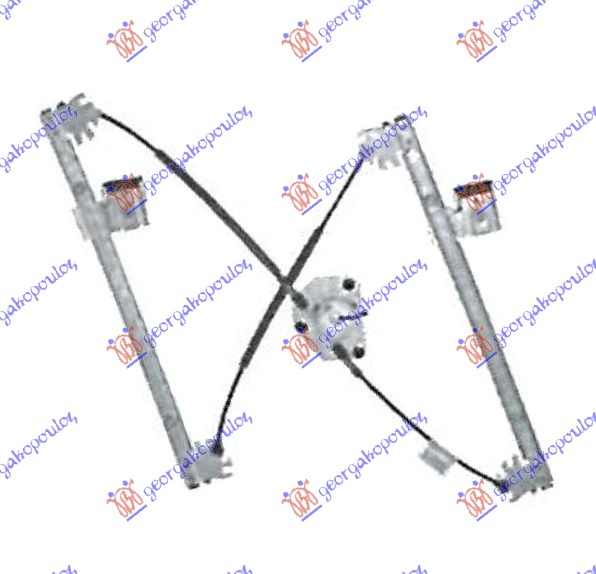 PODIZAC PREDNJEG PROZORA ELEKTRICNI (BEZ MOTORA) SEAT LEON 1999-2005 (1M1)