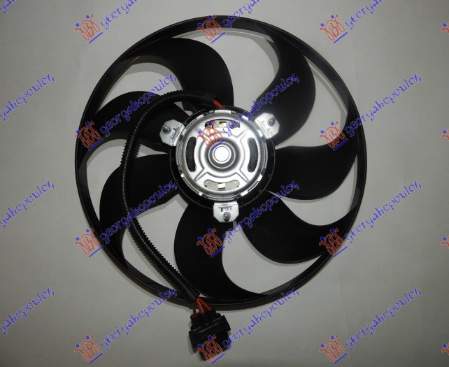 VENTILATOR HLADNJAKA (MOTOR+ELISA) (345mm) (250/60w) (3 PIN) VW POLO 1999-2001 (6N2)