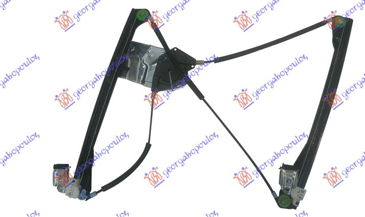 PODIZAC PREDNJEG PROZORA ELEKTRICNI (BEZ MOTORA) 5 VRATA VW POLO 1999-2001 (6N2)