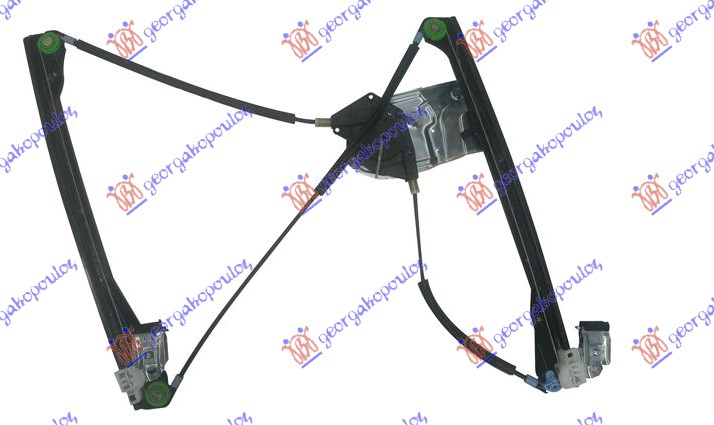 PODIZAC PREDNJEG PROZORA ELEKTRICNI (BEZ MOTORA) 5 VRATA VW POLO 1999-2001 (6N2)