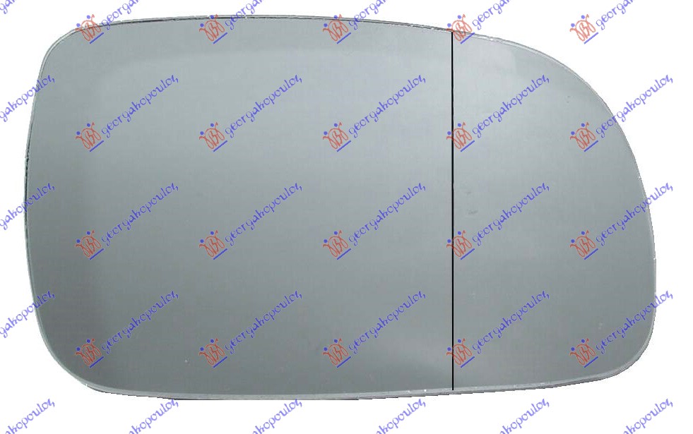 STAKLO RETROVIZORA (DUGO) (KONVEKSNO) VW LUPO 1998-2005 (6X1/6E1)