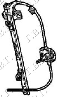 PODIZAC PREDNJEG PROZORA ELEKTRICNI RENAULT MEGANE L/B 1999-2002 (BA0/BA1)