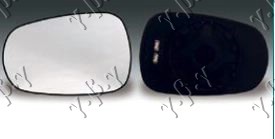 STAKLO RETROVIZORA SA GREJACEM (ASFERICNO) RENAULT MEGANE COUPE-CABRIO 1999-2002 (EA0/EA1)